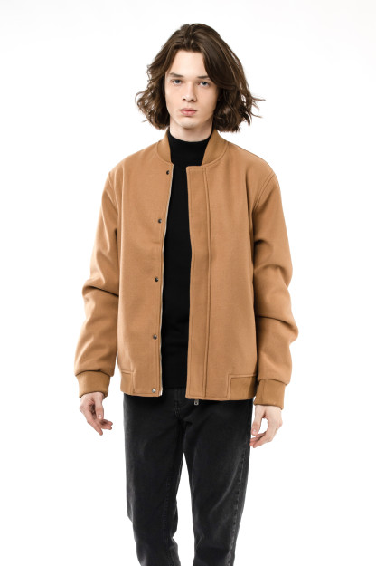 Qisqa uzunlikdagi Beige XL palto  AW22CA1N-35-12065