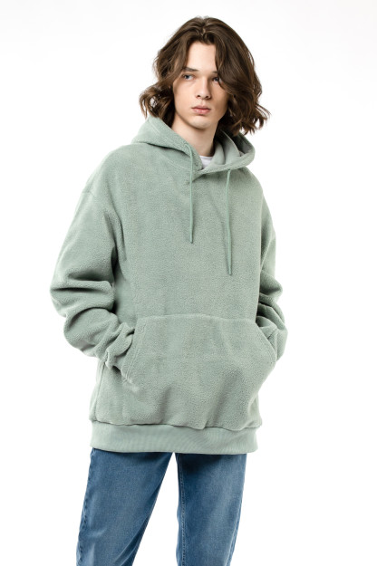 Hoodie qisqa uzunligi yashil M  AW22CA2N-2-12058