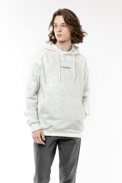 Sweatshirt qisqa uzunligi oq M AW22CA2N-2-12046
