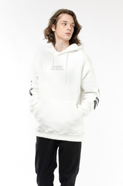 Sweatshirt qisqa uzunligi oq M  AW22CA2N-2-12045