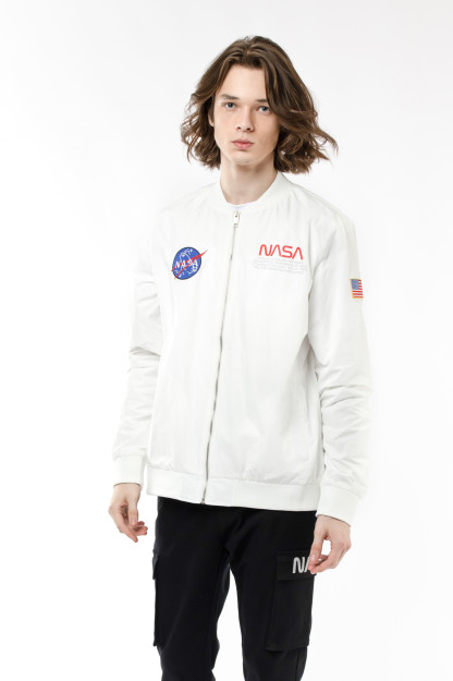 Windbreaker qisqa uzunligi oq M AW22CA1N-27-11849