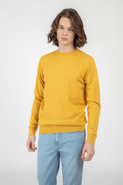 Jumper uzun yeng sariq L  AW22CA2N-29-11994
