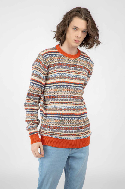 Orange XL uzun yengli kozok  AW21CA2N-20-10731