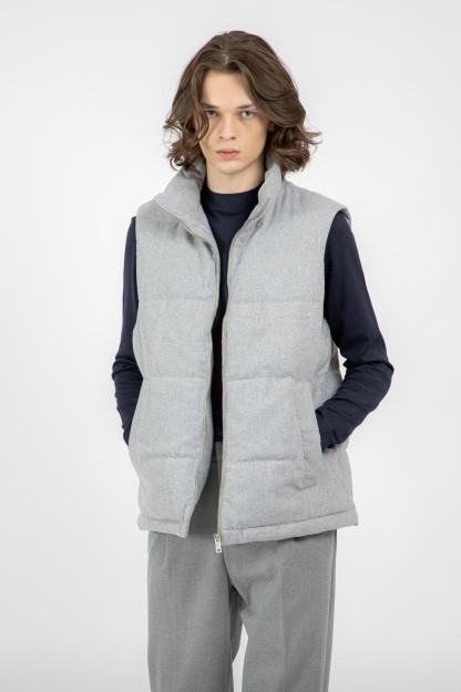 Жилетка короткая длина Grey S AW22CA1N-32-11943
