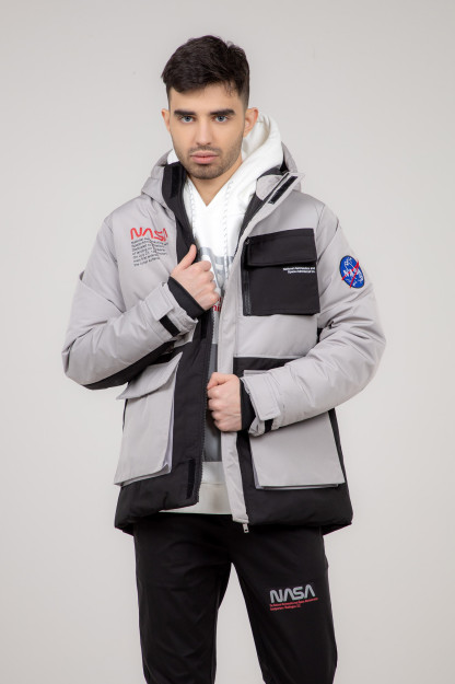 Куртка средняя длина Grey M AW21CA1N-12-10447