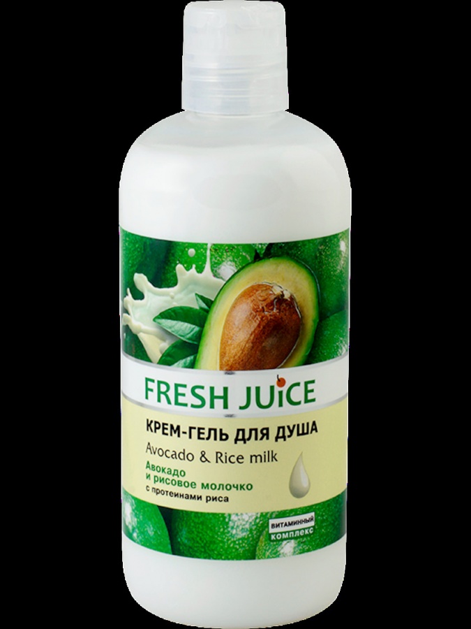 "YANGI SHARBAT "" AVOKADO VA GURUCH SUTI " DUSH KREMI, 500 ML. УТ-00005963
