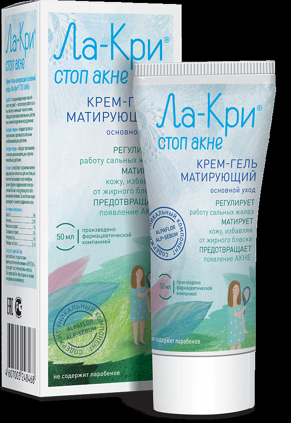 La Cree Stop Akne Krem-Gel Mat.Tuba 50ml  УТ-00006407