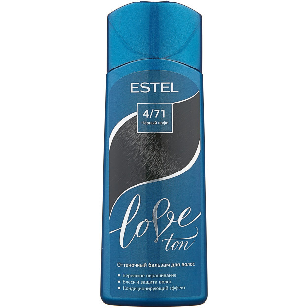 RANGLI SOCHLAR UCHUN BALZAM ESTEL LOVE TON 4/71 QORA KOFE LT4 / 71  УТ-00004115