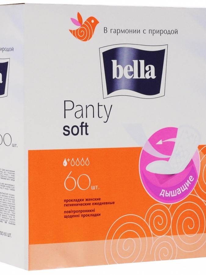 HAR KUNI 60 DONA "BELLA PANTY SOFT DEO" TEMIR-BETON QISTIRMALARI. KARTALARDA.Up. УТ-00003788