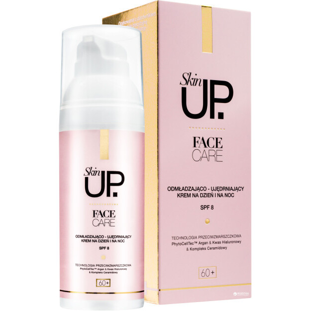 SKIN UP KREM DO TWARZY 60+ ODMŁADZAJĄCY NA DZIEŃ I NA NOC SPF 8 УТ-00002134