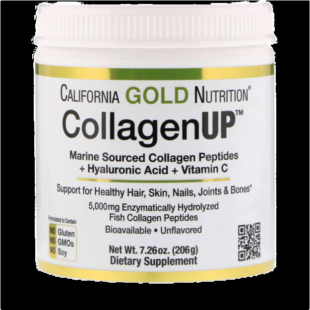CollagenUp Морской гидролизованный коллаген с гиалуроовой кислотой и витамином C Gold Nutrition США порошок 206 гр UNVIT5