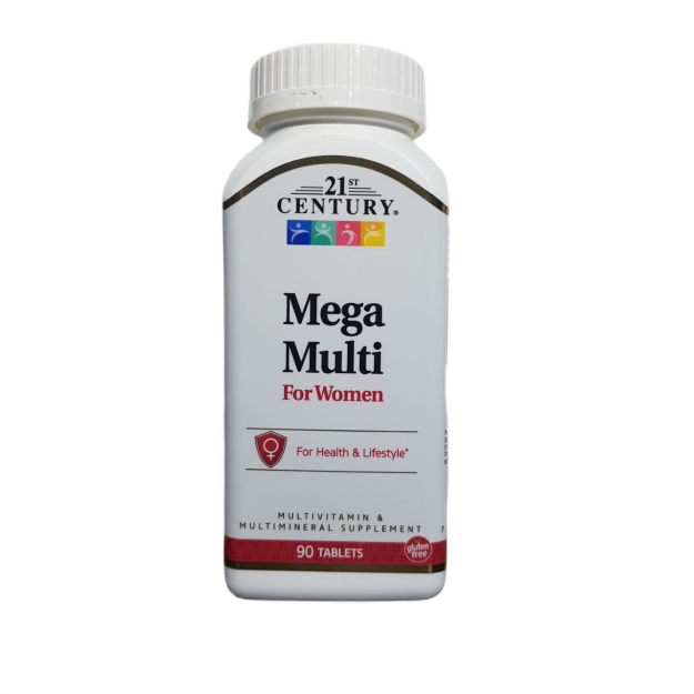 Mega Multi ayollar uchun multivitaminlar va multimikroelementlar 90 ta Teblet   FNVIT1