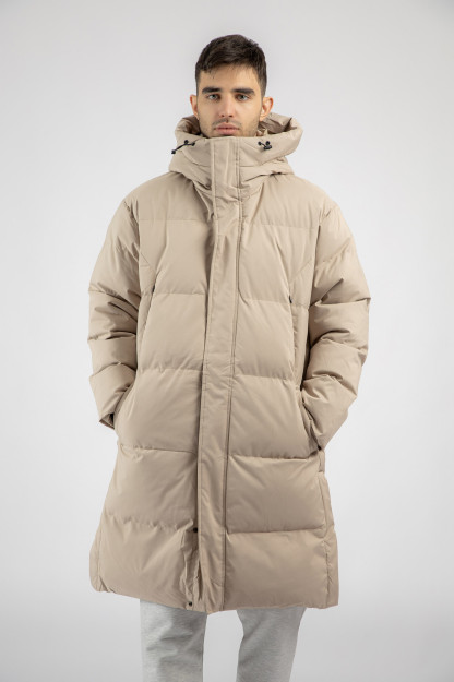 Куртка длинная длина Beige L AW22CA1N-12-11811