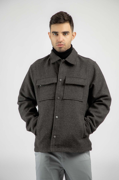 Palto qisqa uzunligi Dark Grey M  AW22CA1N-35-12166