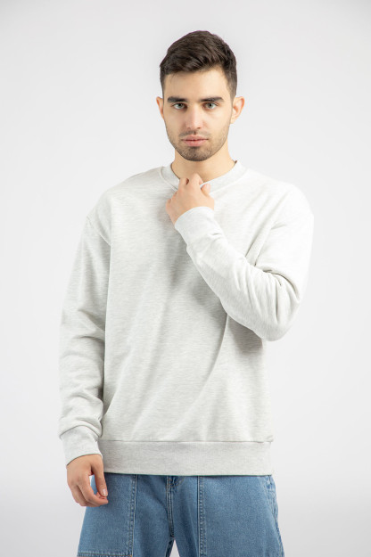 Hoodie qisqa uzunligi kulrang L  AW22CA2N-2-11928