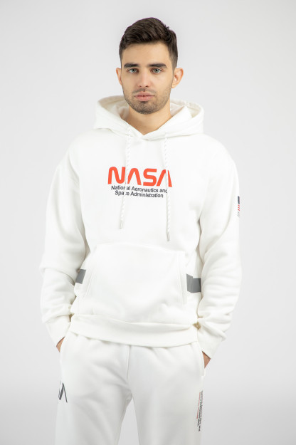 Hoodie qisqa uzunligi oq XXL AW22CA2N-2-11964