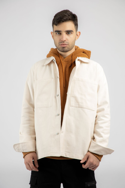 Windbreaker qisqa uzunligi Whisper White M AW22DE1N-27-11901