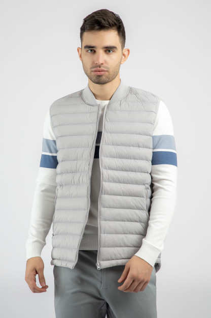 Yelek qisqa uzunligi kulrang L  AW22CA1N-32-11678