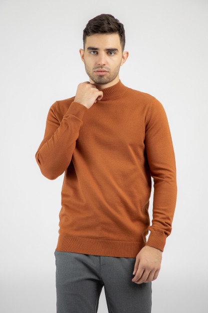 Clay Brown M jumper uzun yeng  AW22CA2N-29-11992