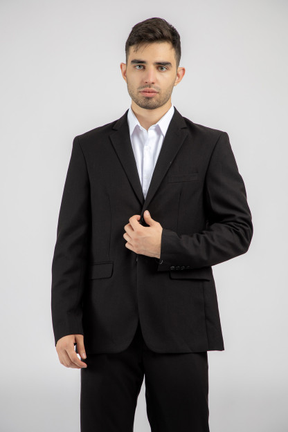 Blazer qisqa uzunligi qora 50  AW22CL2N-16-11838
