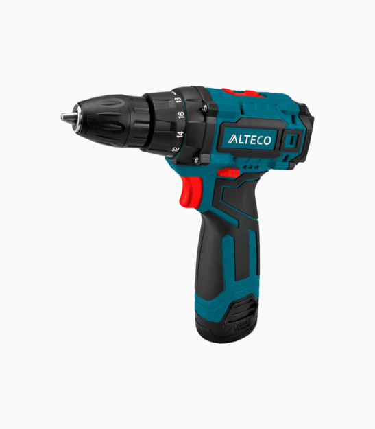 Аккумуляторная дрель-шуруповерт ALTECO CD 1210.1 LI X2 21173