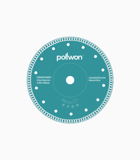 Pollwon pw211-230p quruq kesilgan olmosli chiqib ketish pichog'i-20/22-1 20825 Brandtools20825