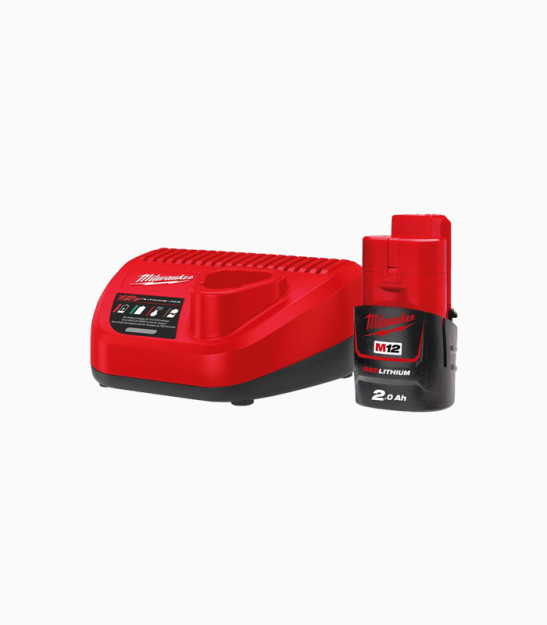 MILWAUKEE M12 NRG-201 20704 energiya to'plami Brandtools20704