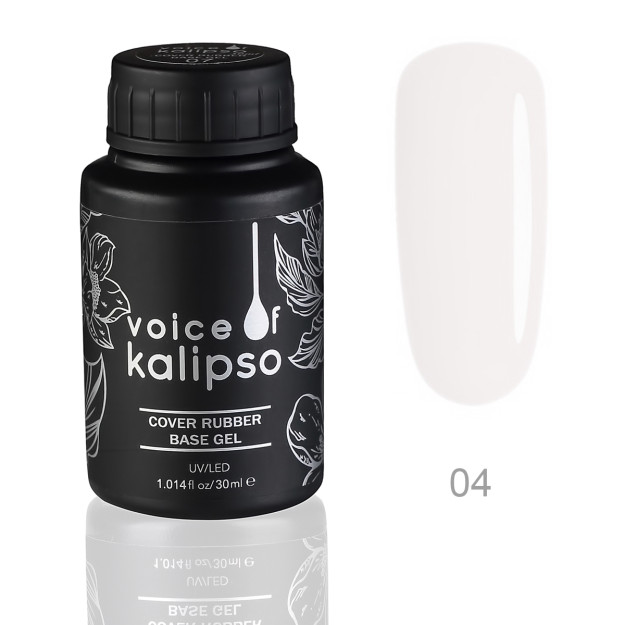 Cover Rubber Base Gel 04, 30 мл- Камуфлирующая каучуковая база 04, 30 мл 4517ca 30мл