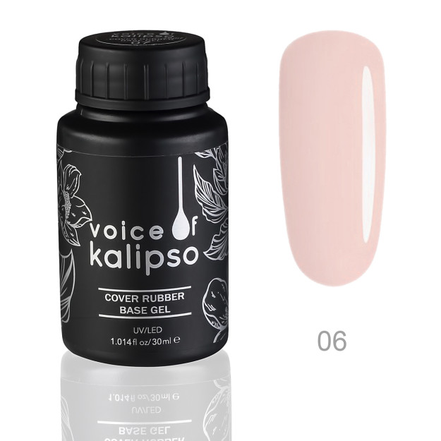 Cover Rubber Base Gel 06, 30 мл- Камуфлирующая каучуковая база 06, 30 мл 4579ca 30мл