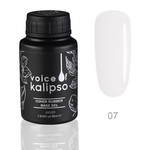 Cover Rubber Base Gel 07, 30 мл- Камуфлирующая каучуковая база 07, 30 мл 4609ca