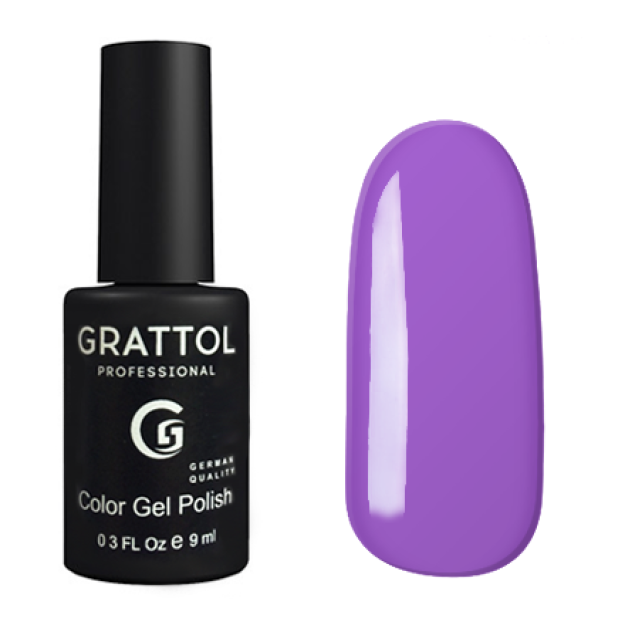 Grattol rangli Gel Polsha ko'k binafsha 9ml GTC007