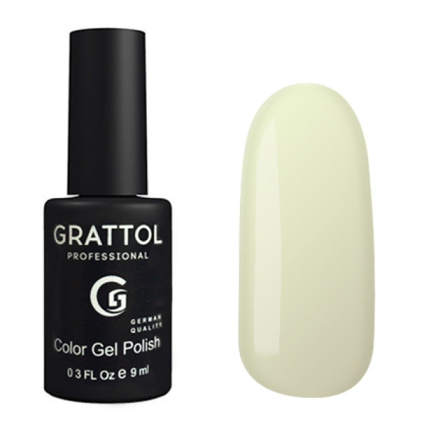 Grattol Color Gel Polish Pale Yellow GTC114 9мл