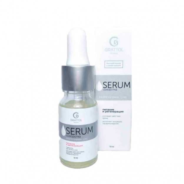 Grattol Premium sarum zardobining oziqlanishi va yangilanishi 10 ml   GPSR10
