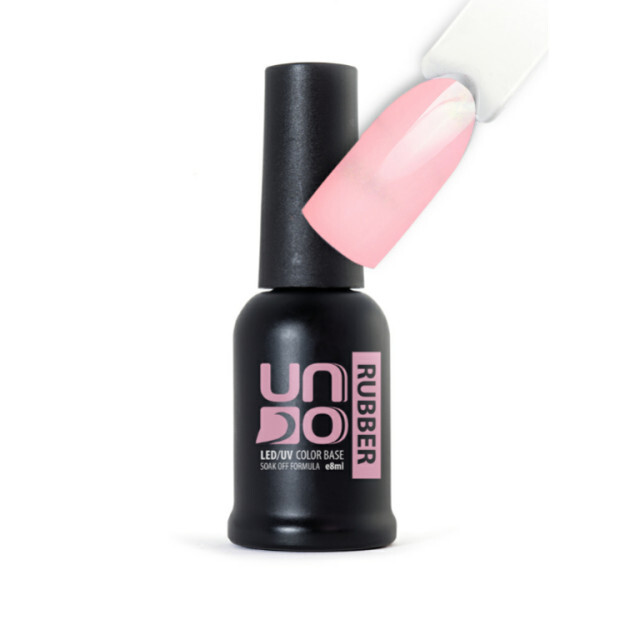 UNO Rubber 01, 8ml jel-lak uchun kamuflyaj bazasi.   UBGPL1RC1