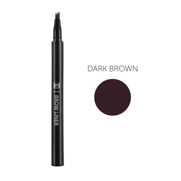 Маркер для бровей, 3D BROW LINER, CC Brow,  темно-коричневый (dark brown) 1144сс 1,2гр