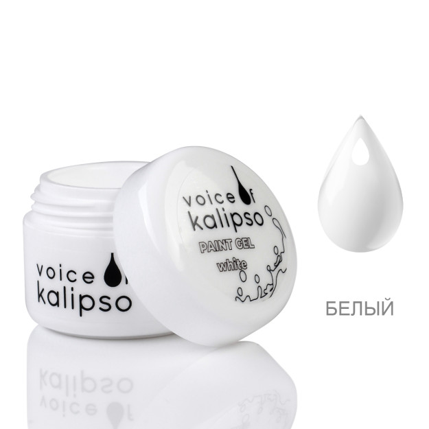 Paint Gel-Гель краска белая, 5 мл 0380ca