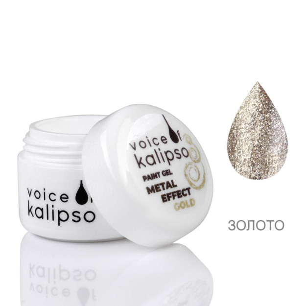 Bo'yoq Jeli metall effekti-jel bo'yoq metall oltin, 5 ml   5488ca