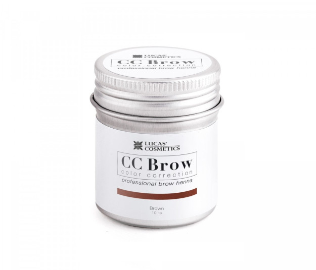 Хна для бровей CC Brow ( brown) в баночке (коричневый), 10 гр 9238сс 10гр