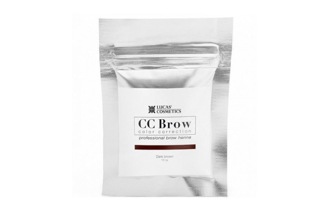 Qosh uchun xina CC Brow (to'q jigarrang) sumkada (to'q jigarrang), 10 gr 10gr 0658сс