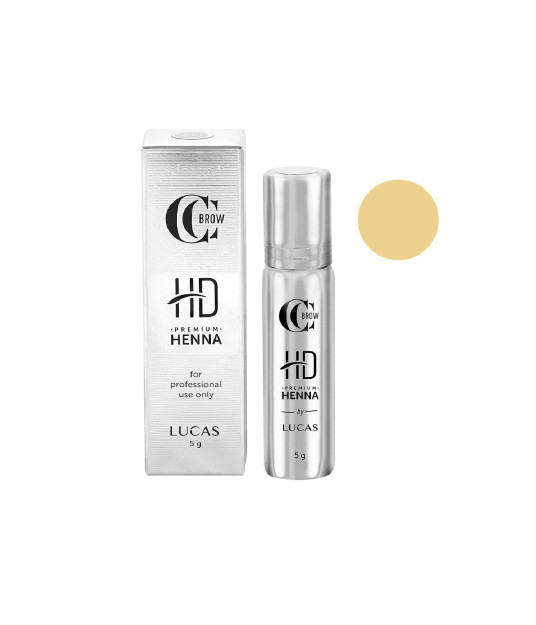 Хна для бровей Premium henna HD, CC Brow, Golden wheat (золотистый пшеничный), 5 г. 0139сс 5гр