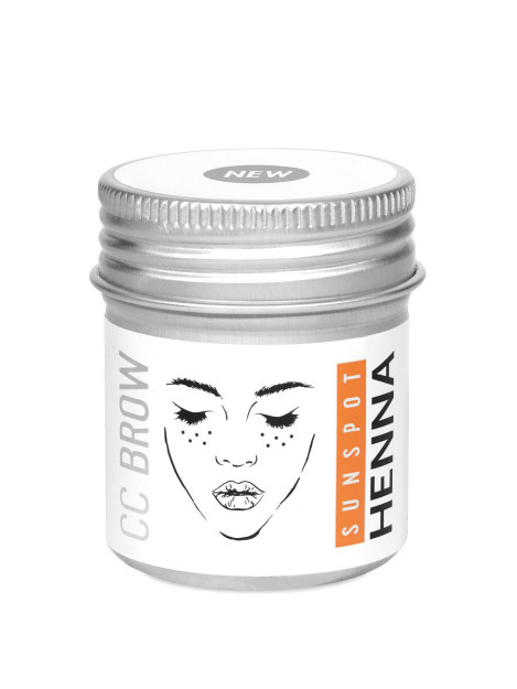 Sunspot Henna sepkillarini taqlid qilish uchun xina kavanozda, 5 g. 5gr 0856cc