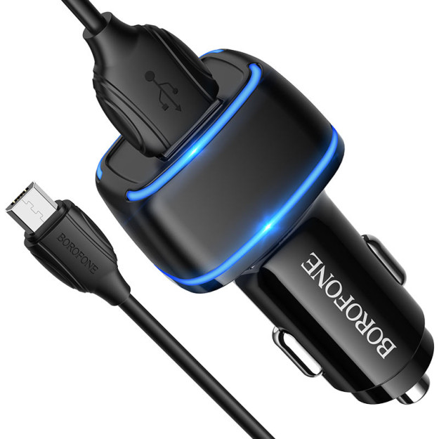 Borofone bz14 37698 avtomobil zaryadlovchi qurilmasi sp-phone37698