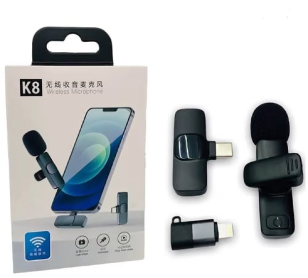 K8 43586 simsiz tugmachali mikrofon sp-phone43586