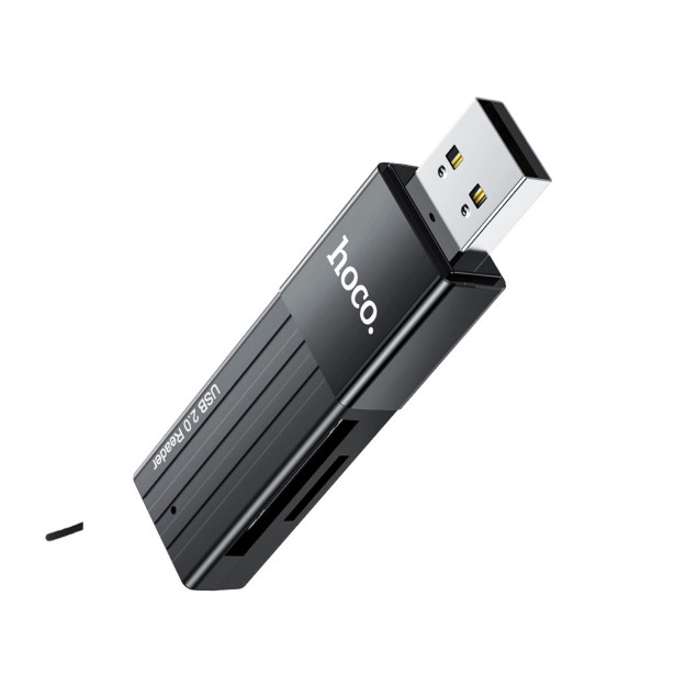 Karta o'quvchi Hoco" HB20 Mindful " 2-in-1 USB 2.0 30425 sp-phone30425
