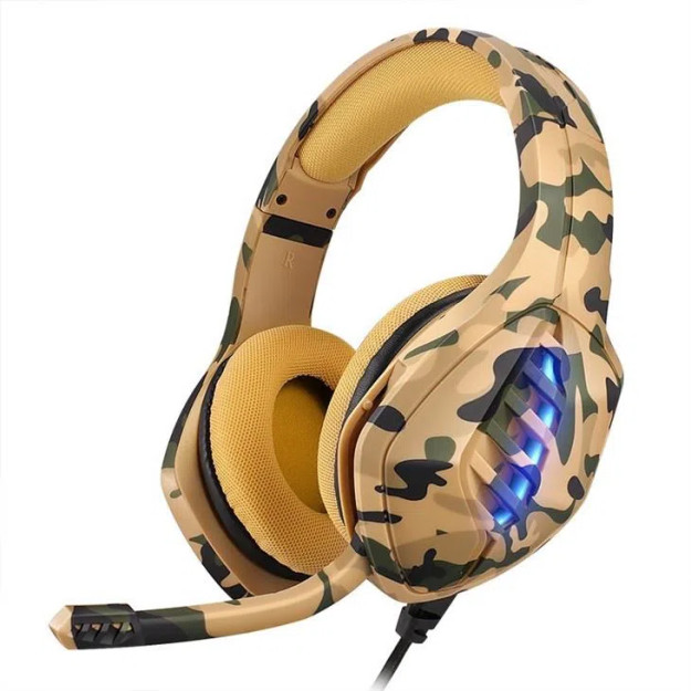 Проводные игровые накладные наушники с микрофоном Shinecon HS-5 40277