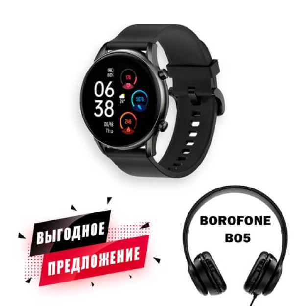 Haylou RT2 (LS10) + SmartWatch sovg'a sifatida Borofone Bo5 41005 simli quloqchinlar sp-phone41005
