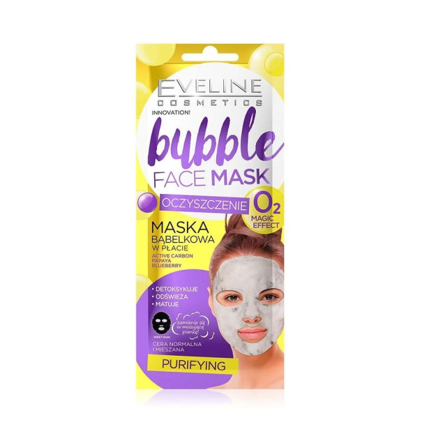 BUBBLE TOZALOVCHI KO'PIKLI MATO NIQOBI 4679 eveline4679