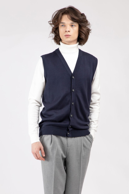 Navy m yengsiz jumper  AW22CA2N-29-12132