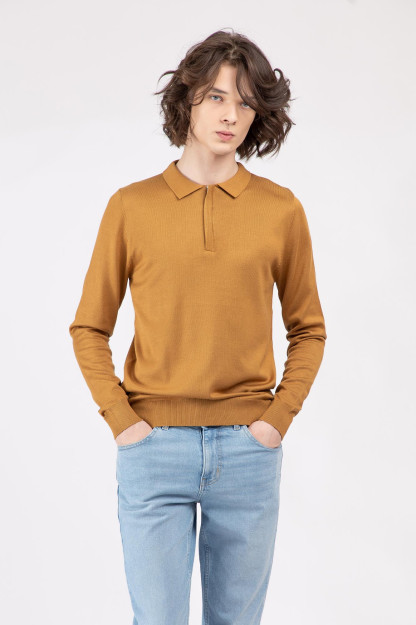 Clay Brown L jumper uzun yeng  AW22CA2N-29-12126
