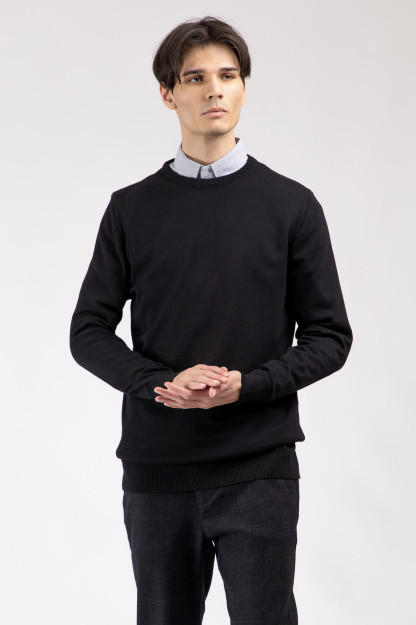 Jumper uzun yeng Terra Pro, erkaklar uchun, qora XL paxta  AW21CA2N-29-10744